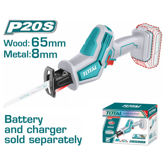 TOTAL 20V Reciprocating Saw MINI SOLO - TRSLI6506
