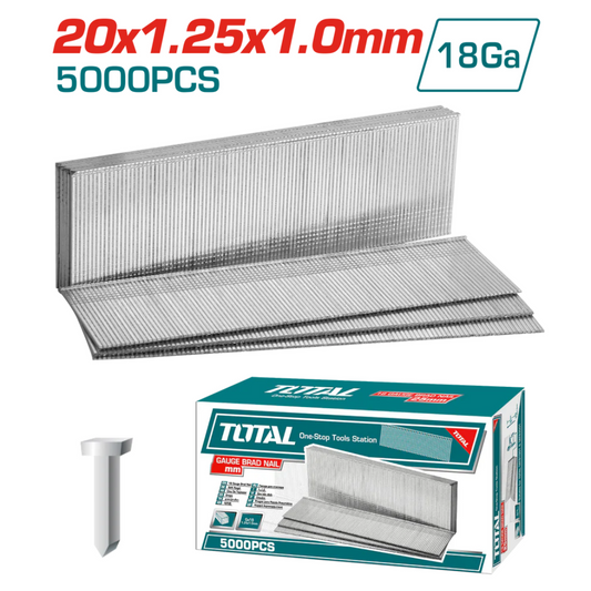 Total 18 Gauge Brad Nail 20mm
