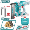 TOTAL 20V Cordless crown stapler nailer – TCSNLI6005