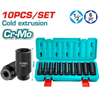 Total 10 Pcs 1/2" deep impact socket set total - THKISD12102L