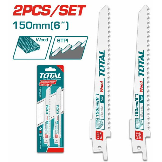 Reciprocating saw blades for wood total