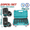 TOTAL Socket Set Impact 20Pc 1/2 DR 10-24mm – THKISD12203L