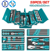 TOTAL 5 TRAY TOOLBOX WITH 59 SETS OF TOOLS THTCS12591