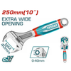 TOTAL 250MM/10" ADJUSTABLE WRENCH RUBBER - THT101106