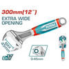 TOTAL 300MM/12" ADJUSTABLE WRENCH RUBBER - THT101126