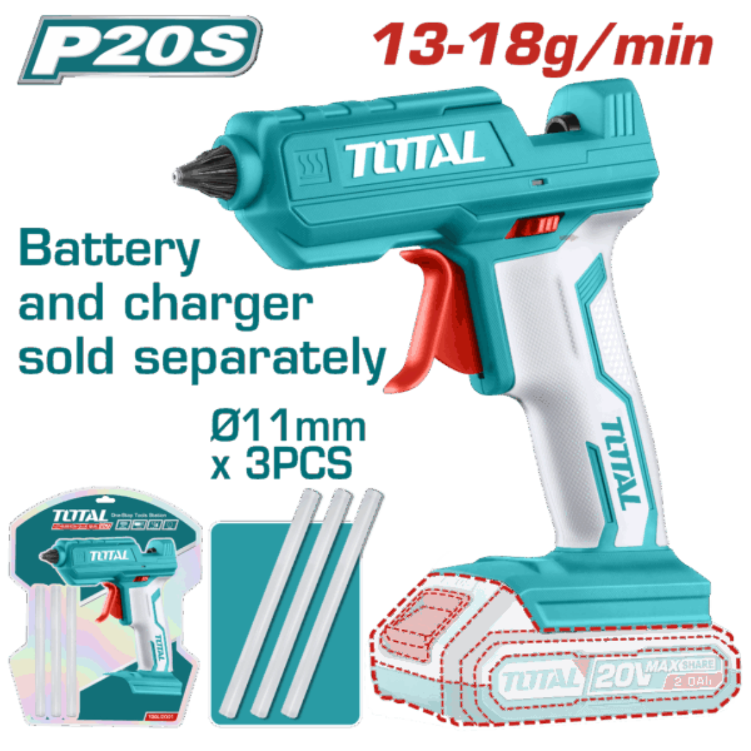 TOTAL GLUE GUN LITHIUM-ION 20V - TGGLI2001