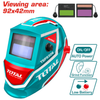 TOTAL AUTO DARKENING WELDING HELMET 92×42MM - TSP9306