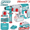 TOTAL 20V Rotary Hammer 26mm 2X4AH+Chger (KIT) – TRHLI202682