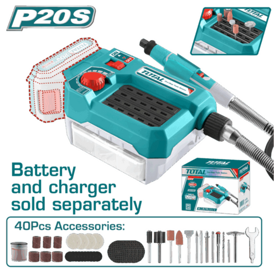 TOTAL 20V Mini Die Grinder SOLO – TMGLI2001