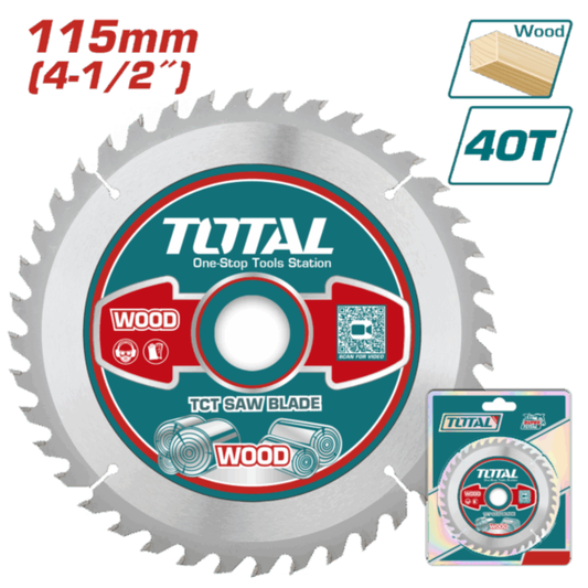 TOTAL Saw Blade 115x40tx22.2 – TAC231255