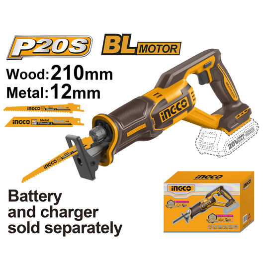 Ingco Lithium-ion  reciprocating saw (bare) - CRSLI2108