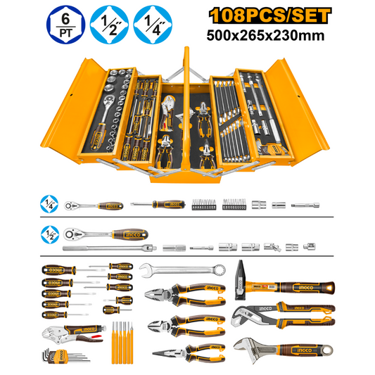 Ingco 108 Piece tool chest set