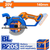 Wadfow Lithium-ion cordless circular saw 20V