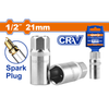 Wadfow 1/2" Spark plug socket 21mm - WCS4221