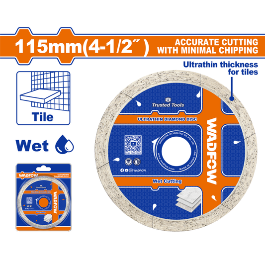 WADFOW DISC TILE CUT WET ULTRA THIN 115MMX22.2MM" - WDC5K02