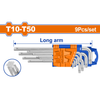 Wadfow 9 Piece Torx key set - WHK3291