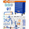 Wadfow 211 Piece tool chest set 7 drawer -WHS3211