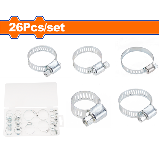 Wadfow 26 Piece hose clip assortment - WHUAB01