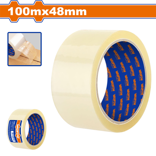 WADFOW TRANSPARENT PACKING TAPE X6 100M X 48MM - WPN1H10