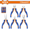 Wadfow 5 Piece mini pliers set - WPS1615