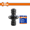 Wadfow Plastic hose connector 2-Way - WQC1E02