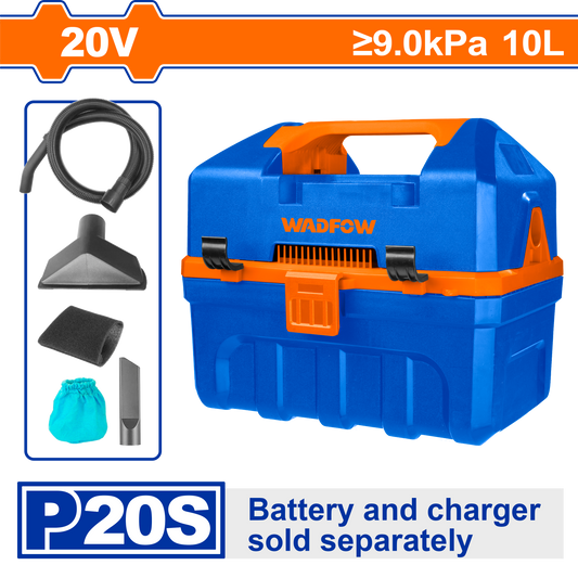 Wadfow Lithium -Ion cordless vacuum cleaner 10L