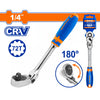 Wadfow 1/4" Dr. Flex head  ratchet 200mm - WRW4214