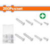 Wadfow 200 Piece countersunk head self-tapping - WXSCB01