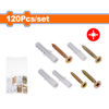 Wadfow 120 Piece Chipboard screw kit - WXT3B01