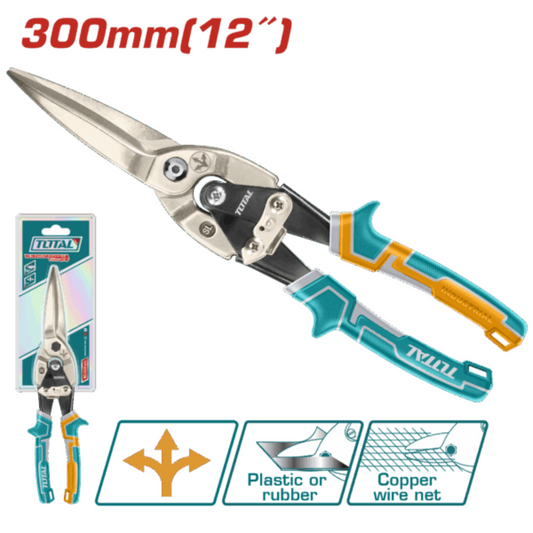 Total Plier Tinsnip L/S Strt 300mm