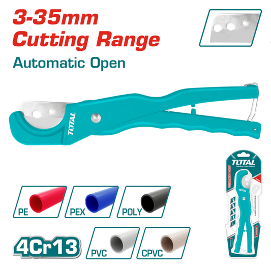 TOTAL PIPE CUTTER 3-35MM CUTTING RANGE - THT53351