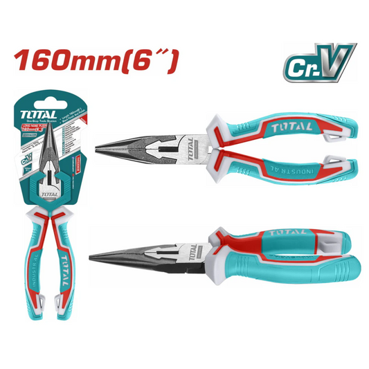 TOTAL LONG NOSE PLIER 160MM