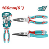 TOTAL LONG NOSE PLIER 160MM - THT220606