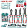 Total Plier Set Compound Action 4PC - THT2CK241S