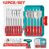 Total Drill Bit Set Spade 12PC - TACSDL1206