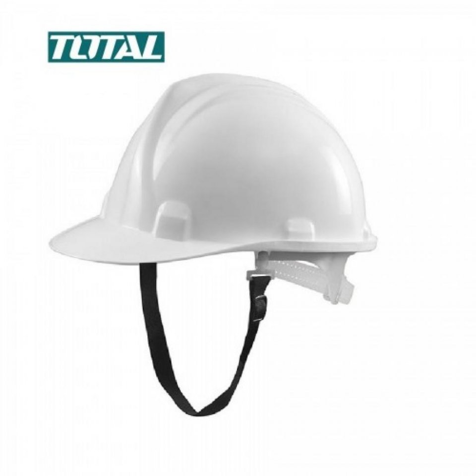 TOTAL SAFETY HELMET WITH CHIN STRAP PPMATERIAL
