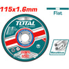 TOTAL  115MMX1.6MM CUTTING DISC FOR METAL F/C - TAC2211153