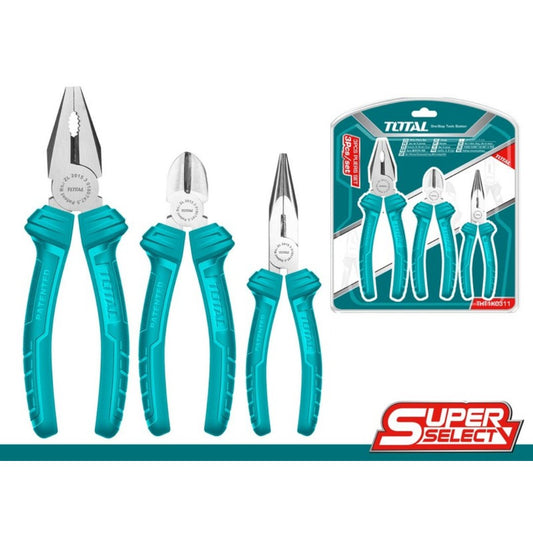 3PC PLIER SET - ECO C7" L6" D6" TOTAL